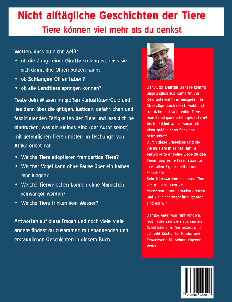 Weitere Ansicht: Tiere extrem - spannende Geschichten über die erstaunlichen Fähigkeiten der Tiere | Dantse Dantse