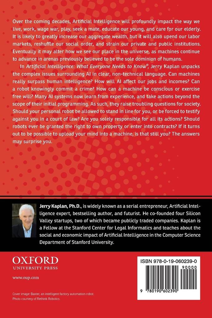 Weitere Ansicht: Artificial Intelligence | Jerry Kaplan