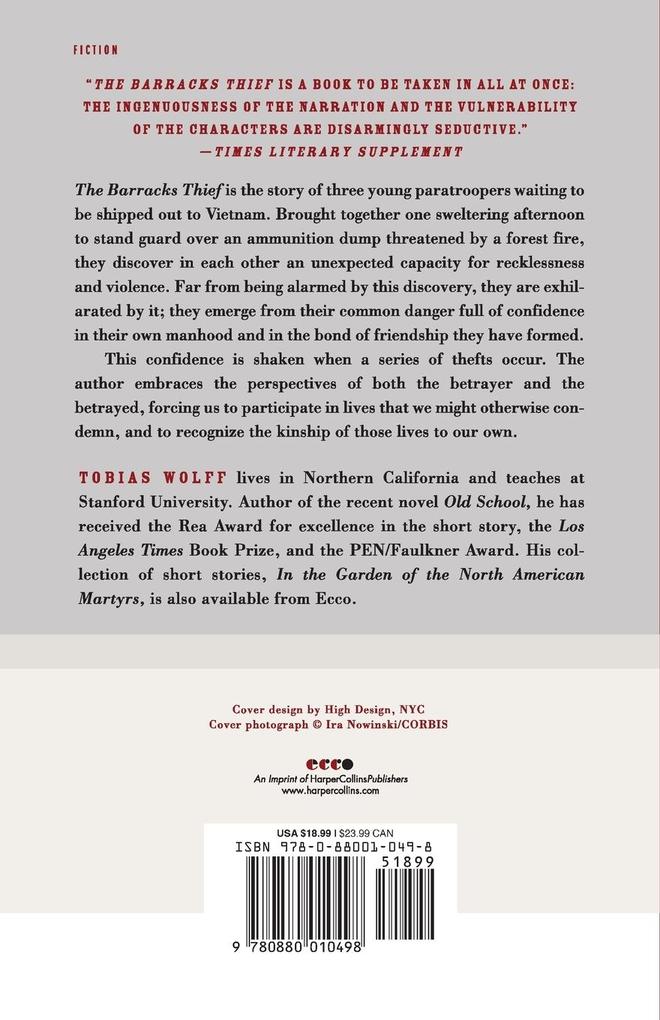 Weitere Ansicht: The Barracks Thief | Tobias Wolff