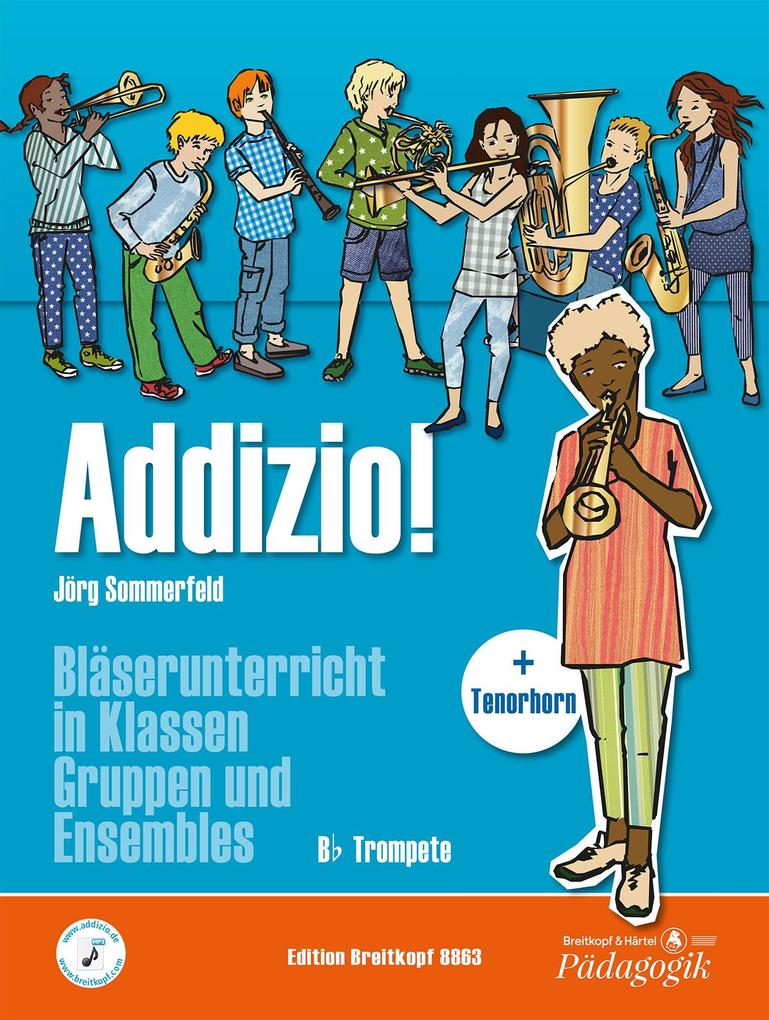 Produktbild: Addizio! Schülerheft Trompete | Jörg Sommerfeld