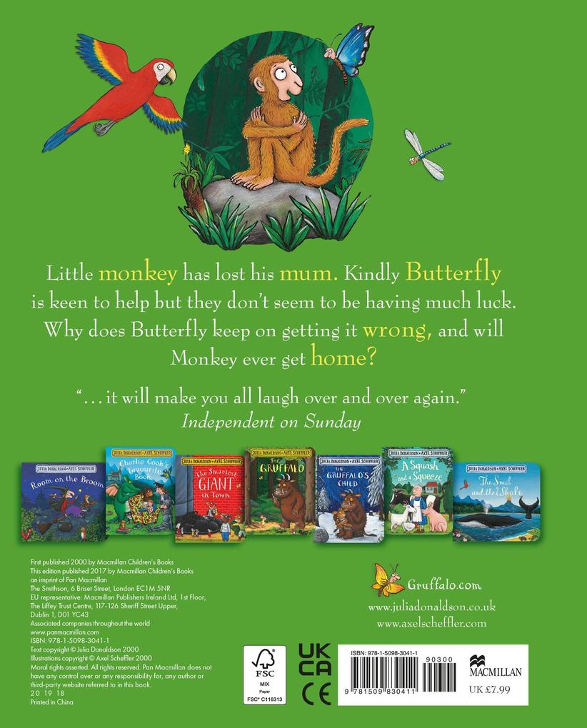 Weitere Ansicht: Monkey Puzzle | Julia Donaldson