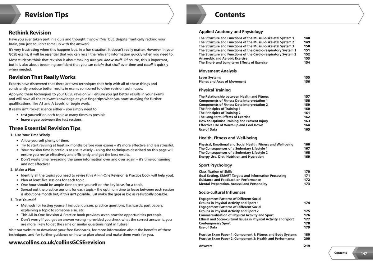 Weitere Ansicht: GCSE 9-1 Physical Education All-in-One Complete Revision and Practice | Collins GCSE