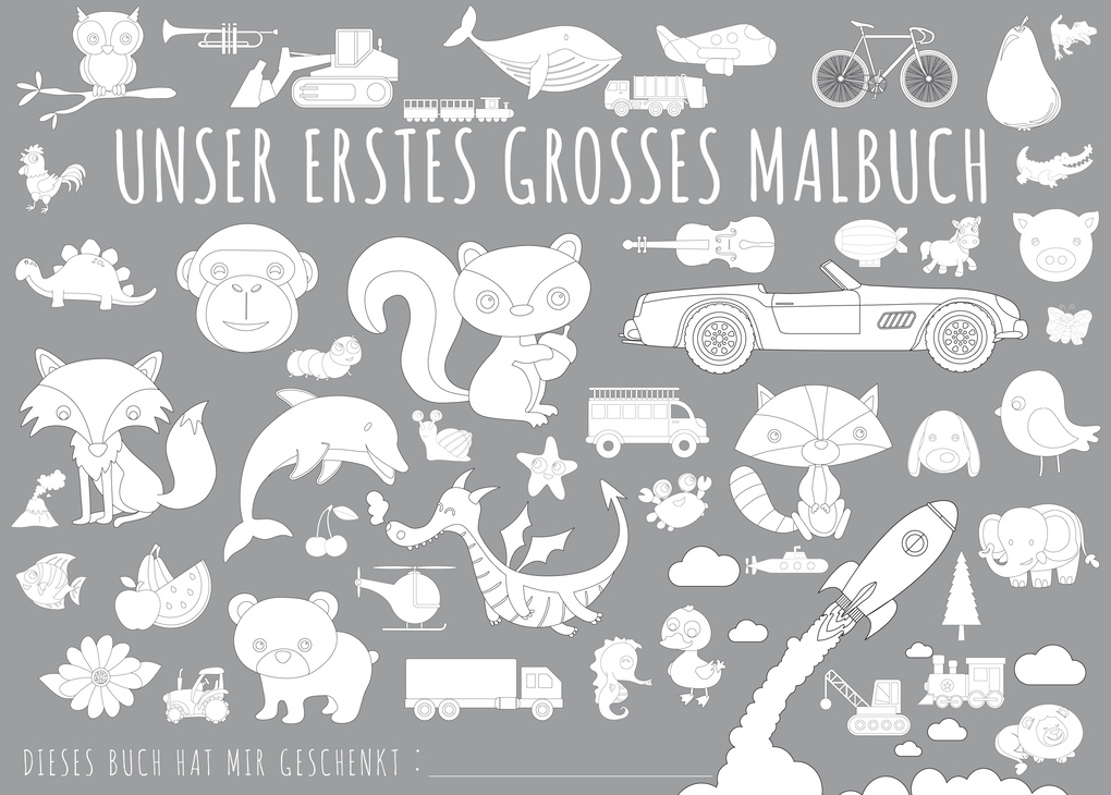 Weitere Ansicht: Unser erstes großes Malbuch | Milla Petersson