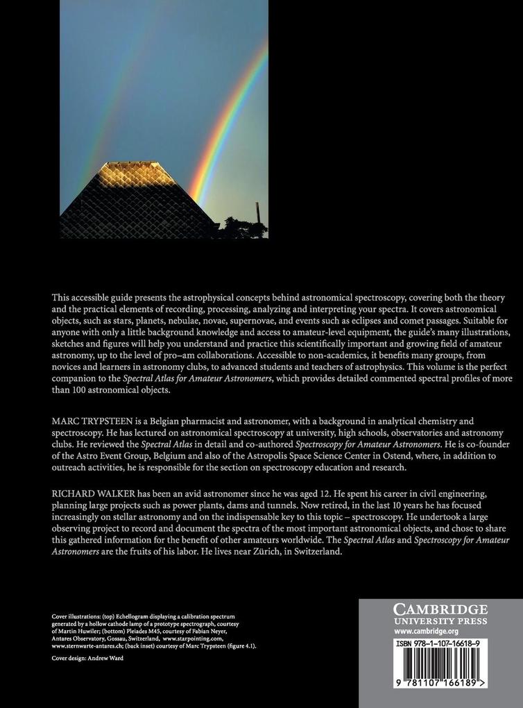 Weitere Ansicht: Spectroscopy for Amateur Astronomers | Marc F. M. Trypsteen, Richard Walker