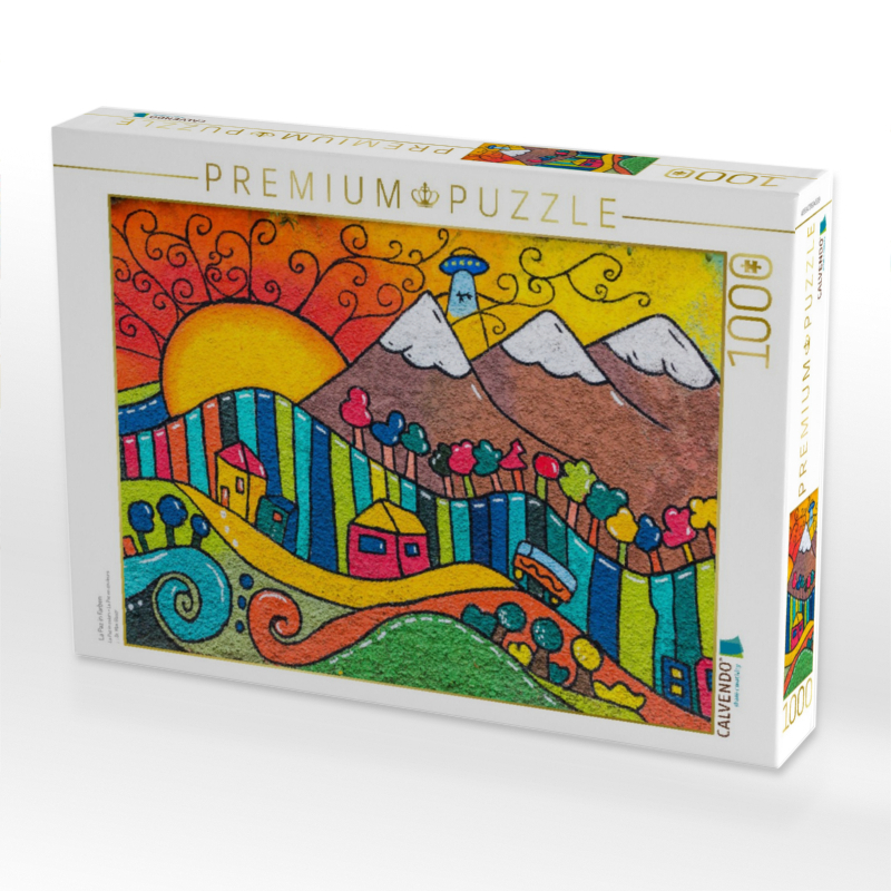 Weitere Ansicht: CALVENDO Puzzle La Paz in Farben | 1000 Teile Lege-Größe 64x48cm Foto-Puzzle für glückliche Stunden | Calvendo