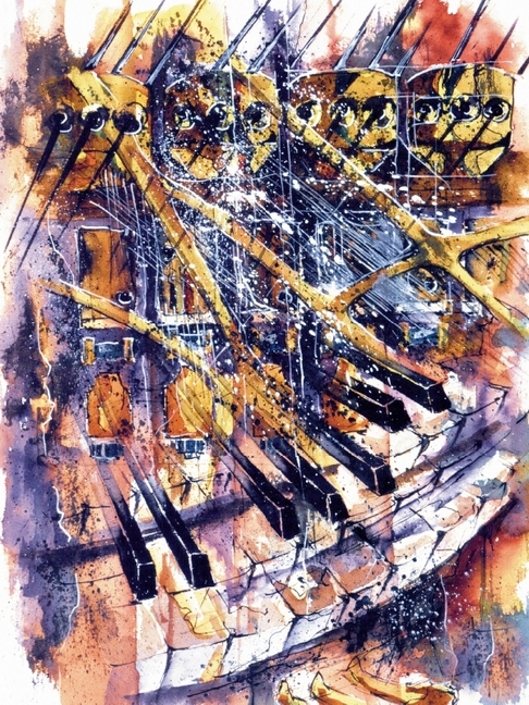Weitere Ansicht: CALVENDO Puzzle Piano in Jazz | 1000 Teile Lege-Größe 64x48cm Foto-Puzzle für glückliche Stunden | Calvendo