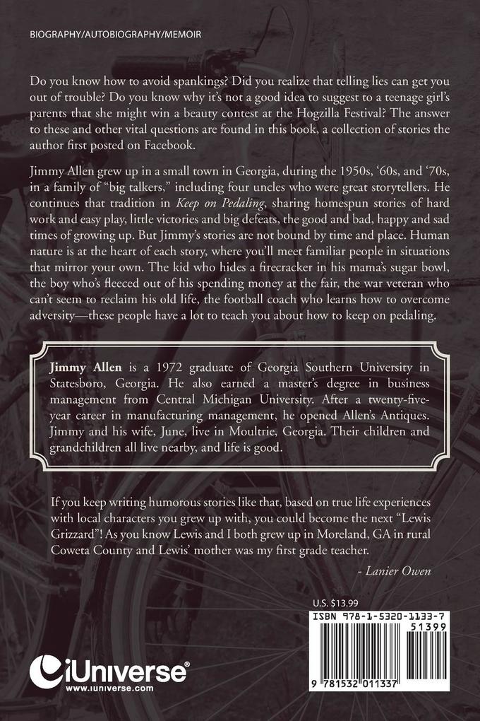 Weitere Ansicht: Keep on Pedaling | Jimmy Allen