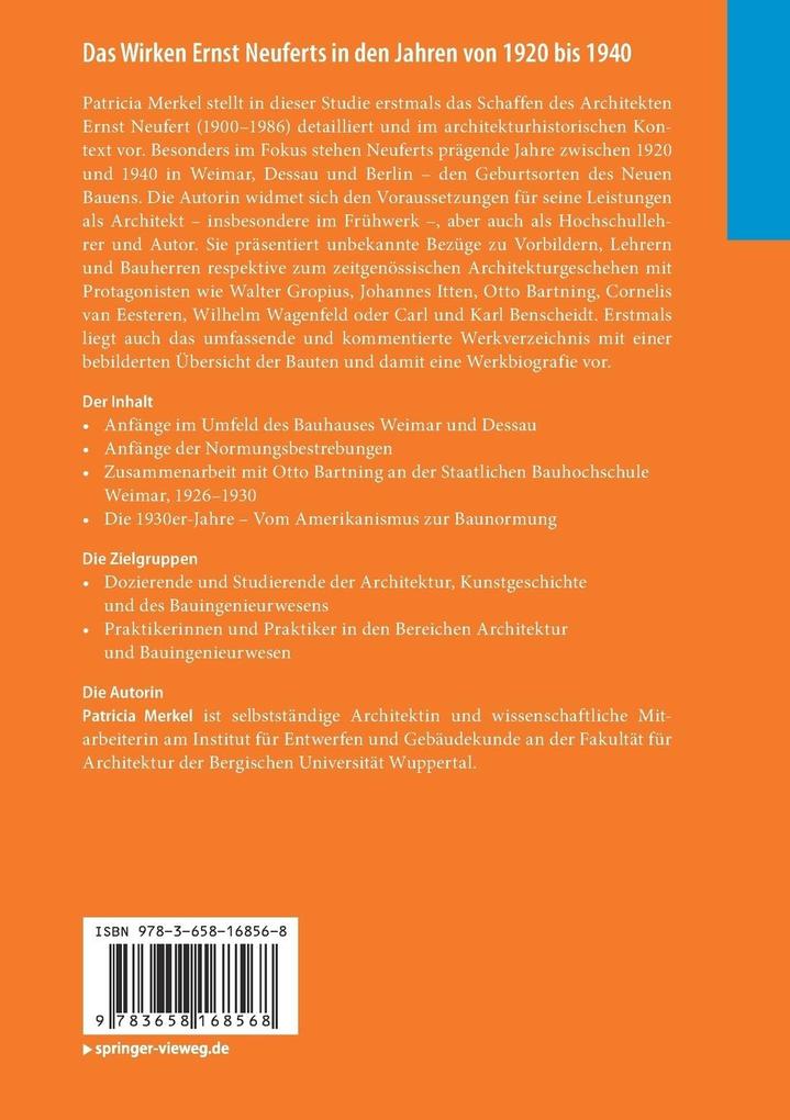 Weitere Ansicht: Das Wirken Ernst Neuferts in den Jahren von 1920 bis 1940 | Patricia Merkel