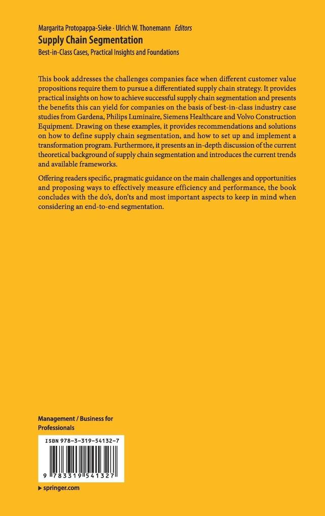 Weitere Ansicht: Supply Chain Segmentation