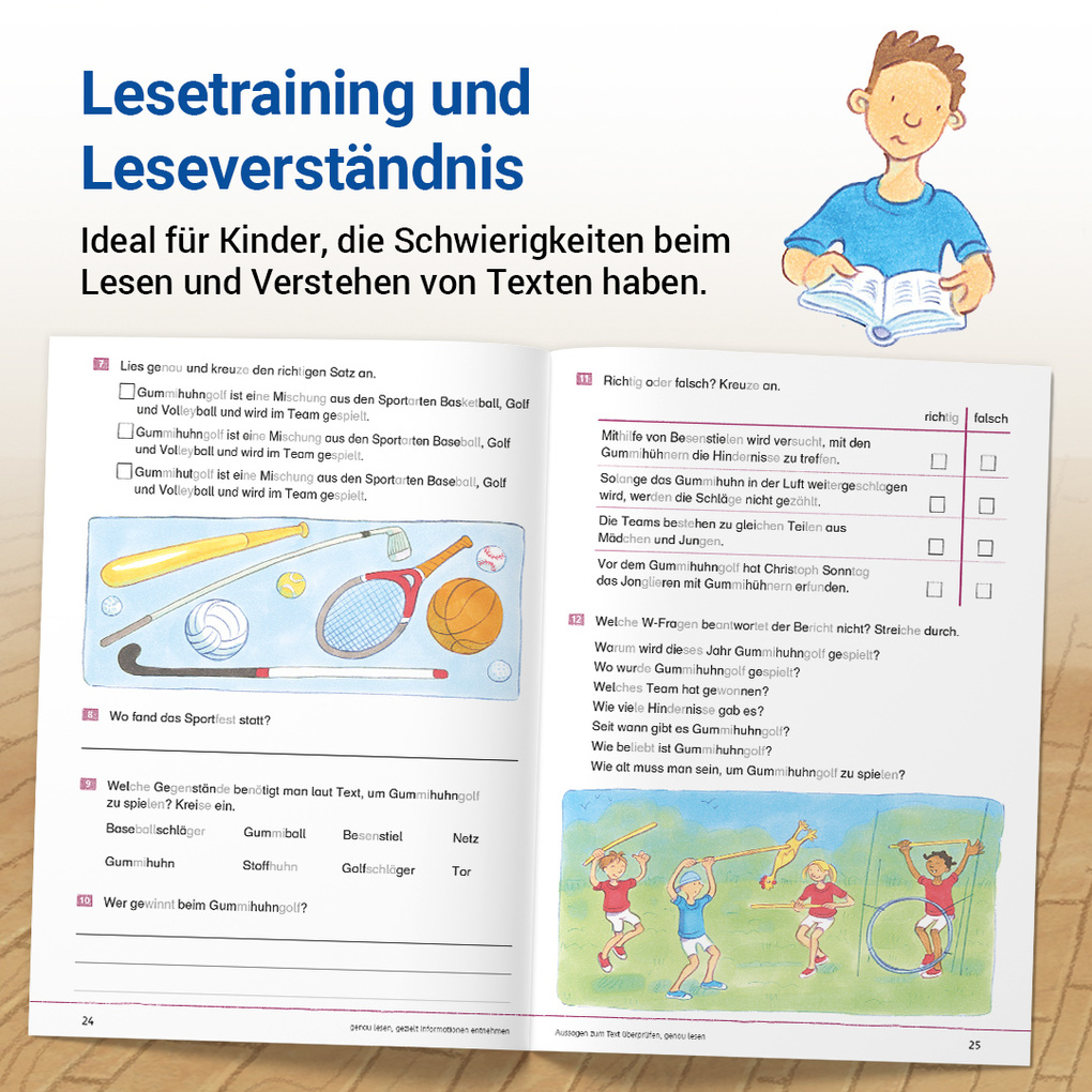 Weitere Ansicht: Das Übungsheft Lesen 5 | Sabine Stehr