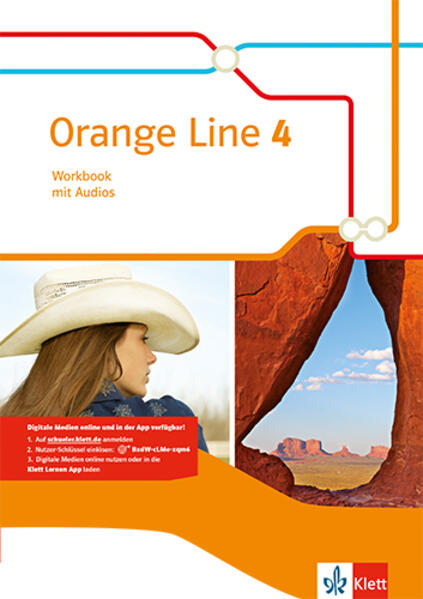 Produktbild: Orange Line 4.Workbook mit Audios Klasse 8