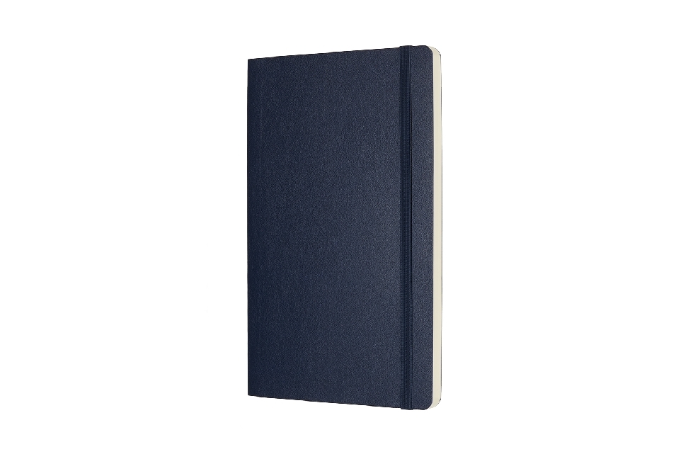 Weitere Ansicht: Moleskine Notizbuch Large/A5, Blanko, Soft Cover, Saphir
