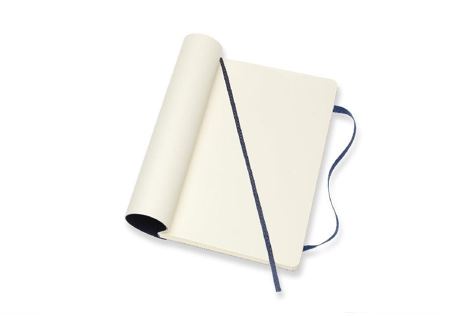 Weitere Ansicht: Moleskine Notizbuch Large/A5, Blanko, Soft Cover, Saphir