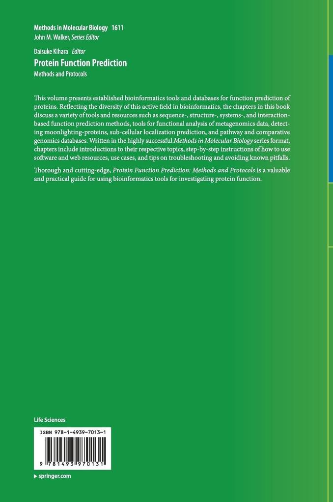 Weitere Ansicht: Protein Function Prediction