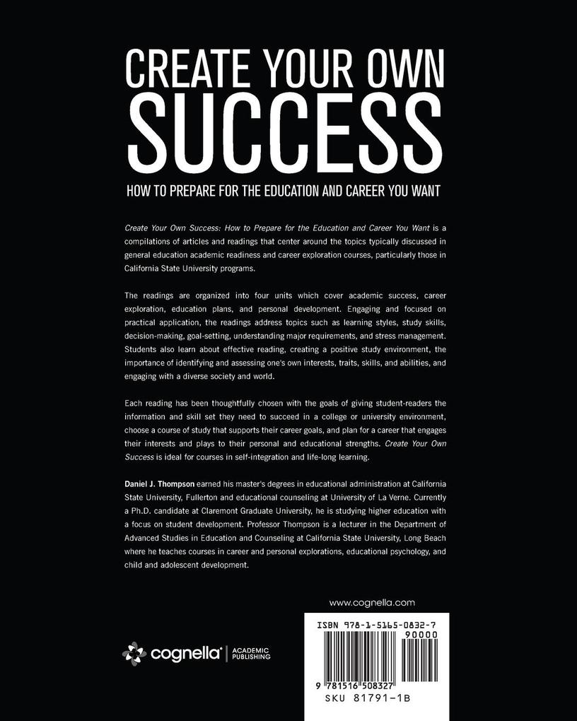 Weitere Ansicht: Create Your Own Success | Daniel J. Thompson