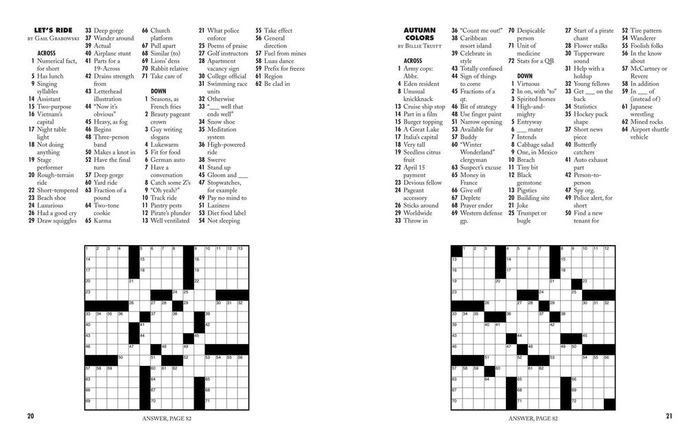 Weitere Ansicht: Easy as Pie Crosswords | Stanley Newman