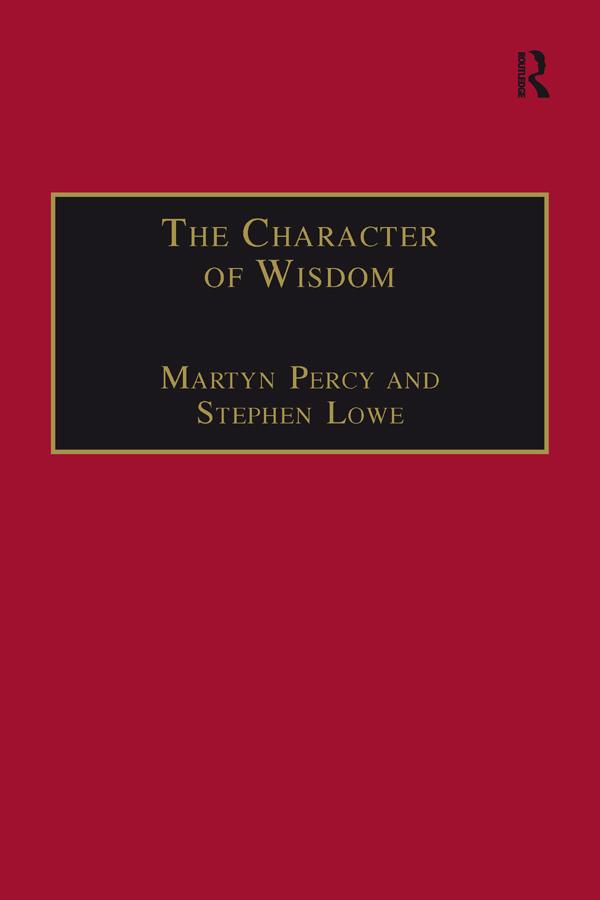 The Character of Wisdom als eBook epub