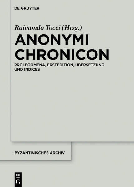 Produktbild: Anonymi Chronicon