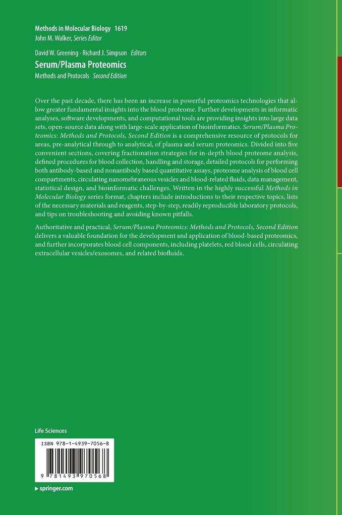 Weitere Ansicht: Serum/Plasma Proteomics