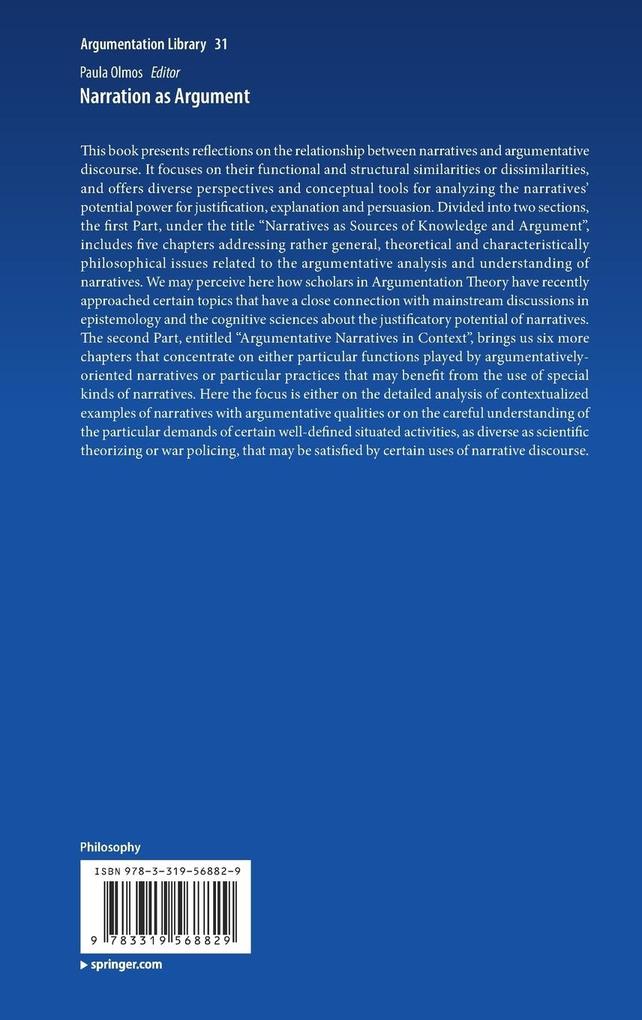 Weitere Ansicht: Narration as Argument
