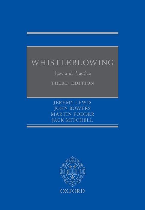 Produktbild: Whistleblowing | John Bowers Qc, Martin Fodder, Jeremy Lewis, Jack Mitchell