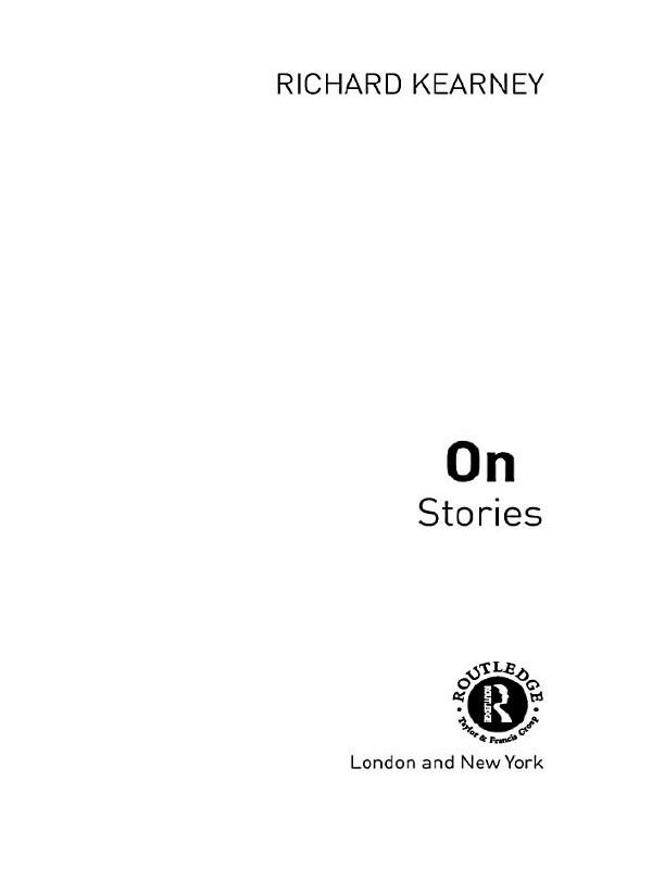 Produktbild: On Stories | Richard Kearney