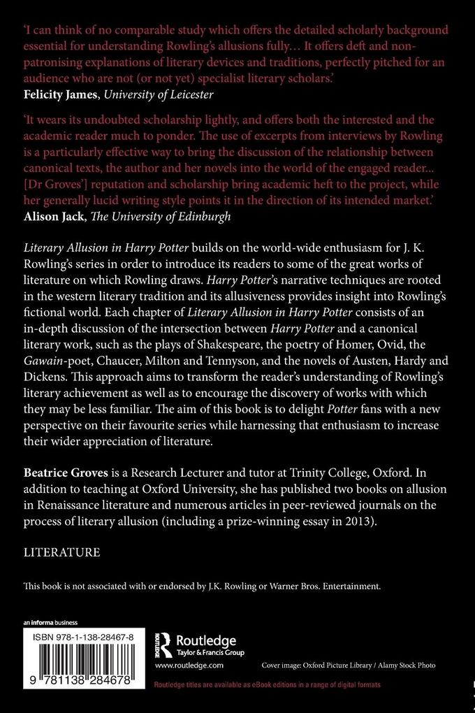 Weitere Ansicht: Literary Allusion in Harry Potter | Beatrice Groves