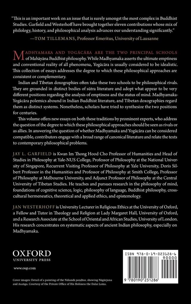 Weitere Ansicht: Madhyamaka and Yogacara | Garfield