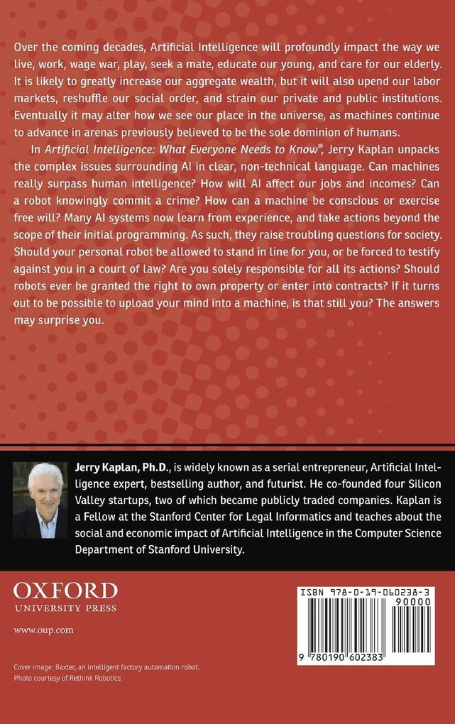 Weitere Ansicht: ARTIFICIAL INTELLIGENCE WENK C | Kaplan