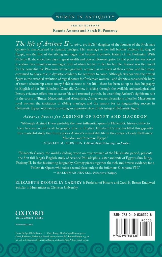 Weitere Ansicht: Arsinoe of Egypt and Macedon | Carney
