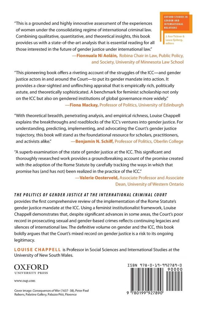 Weitere Ansicht: The Politics of Gender Justice at the International Criminal Court | Chappell