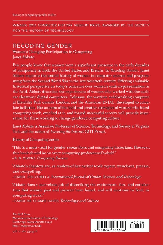 Weitere Ansicht: Recoding Gender | Janet Abbate