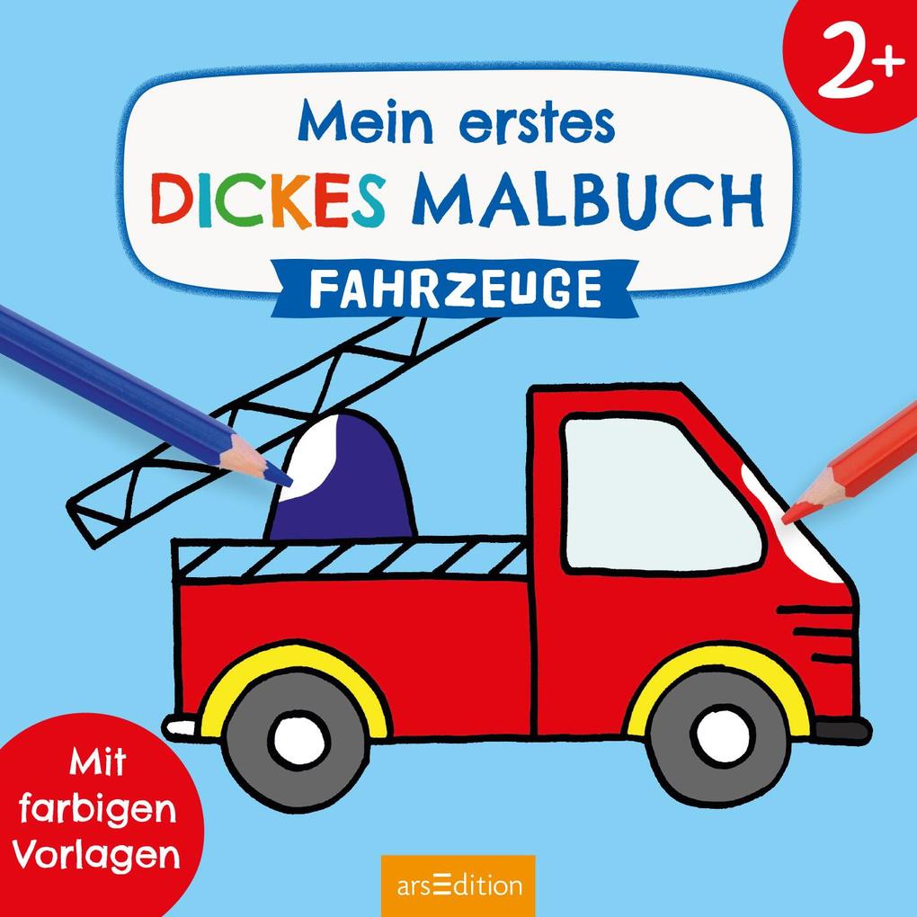 Weitere Ansicht: Mein erstes dickes Malbuch Fahrzeuge