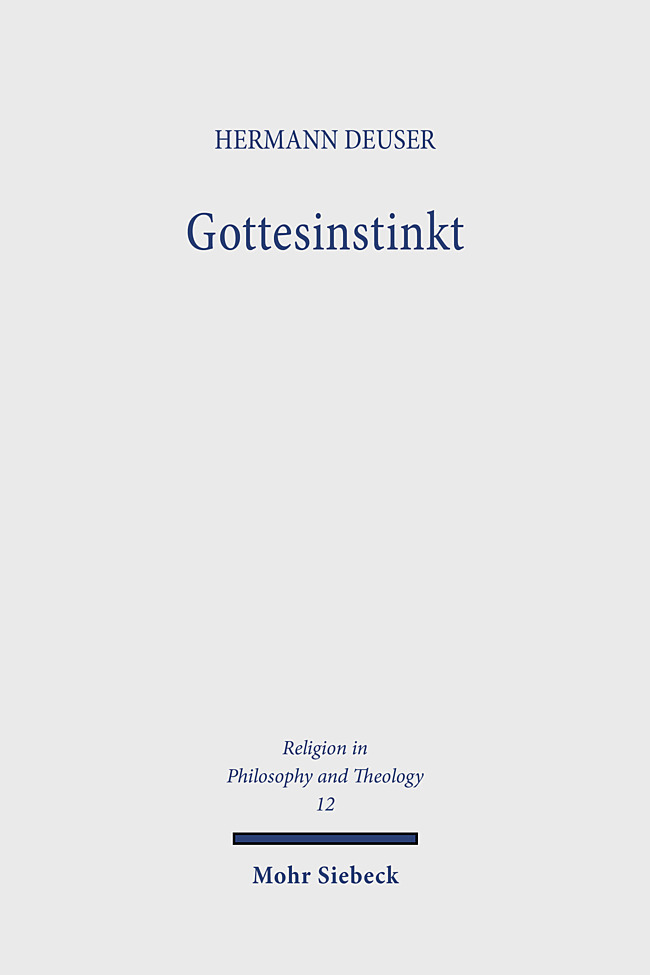 Produktbild: Gottesinstinkt | Hermann Deuser