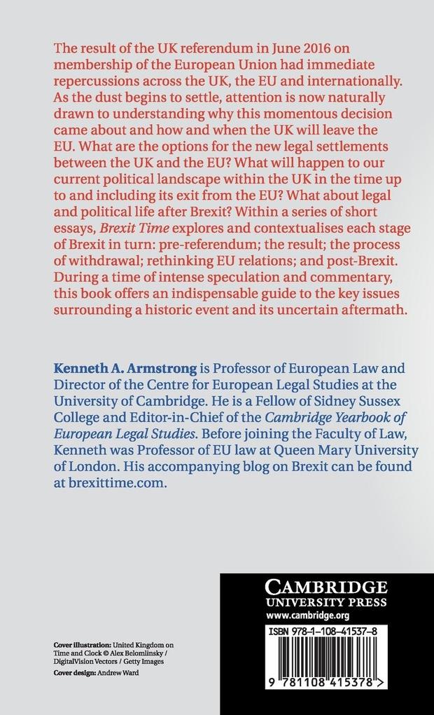 Weitere Ansicht: Brexit Time | Kenneth A. Armstrong