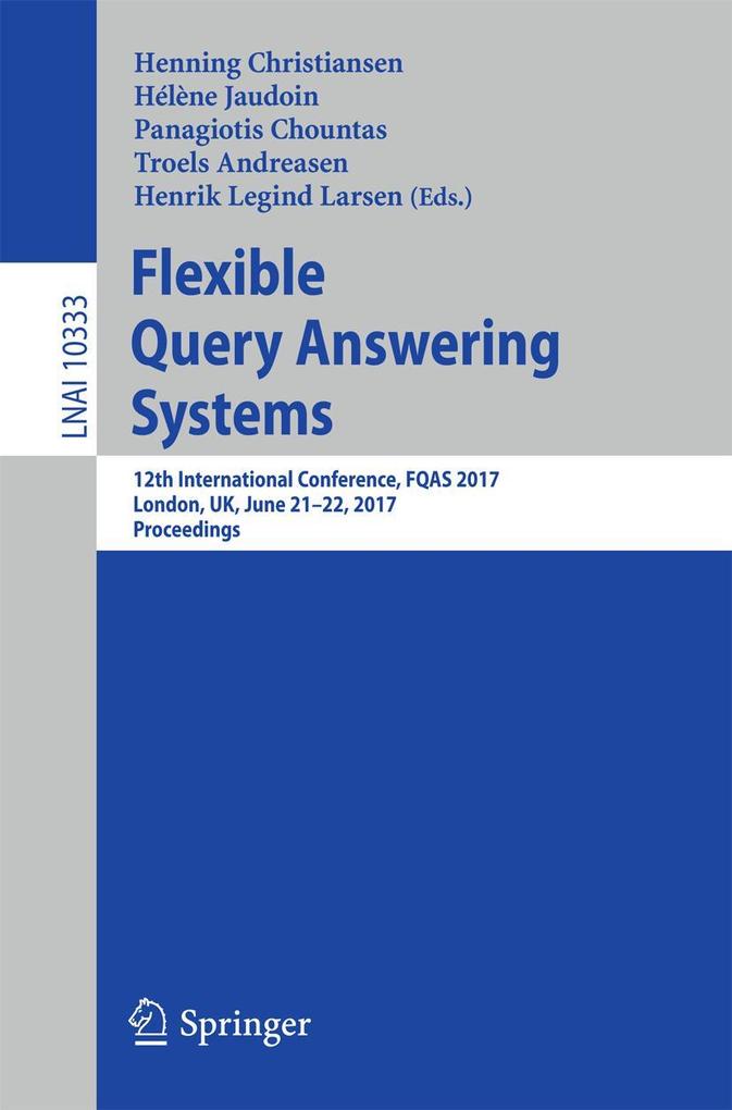 Produktbild: Flexible Query Answering Systems