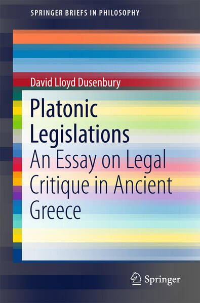 Produktbild: Platonic Legislations | David Lloyd Dusenbury