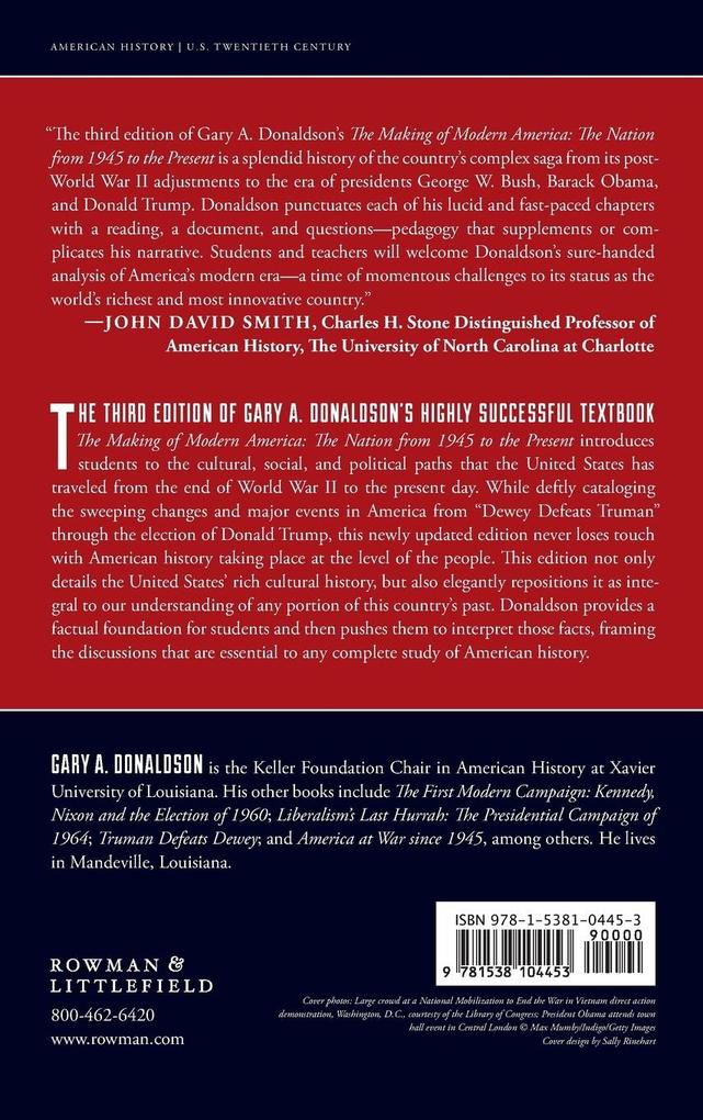 Weitere Ansicht: Making of Modern America | Gary A. Donaldson