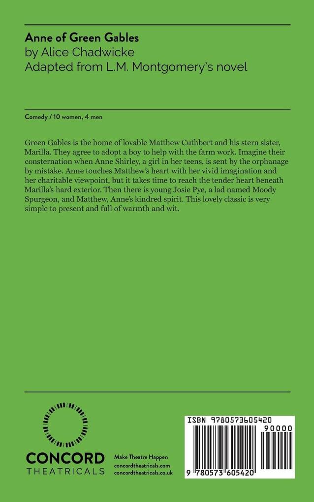 Weitere Ansicht: Anne of Green Gables | Alice Chadwicke, L M Montgomery