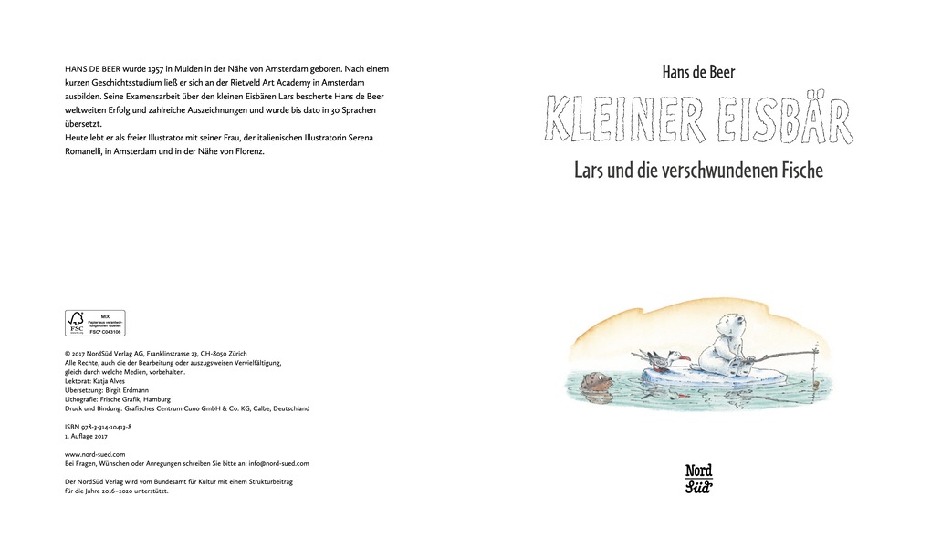 Weitere Ansicht: Kleiner Eisbär - Lars und die verschwundenen Fische | Hans de Beer