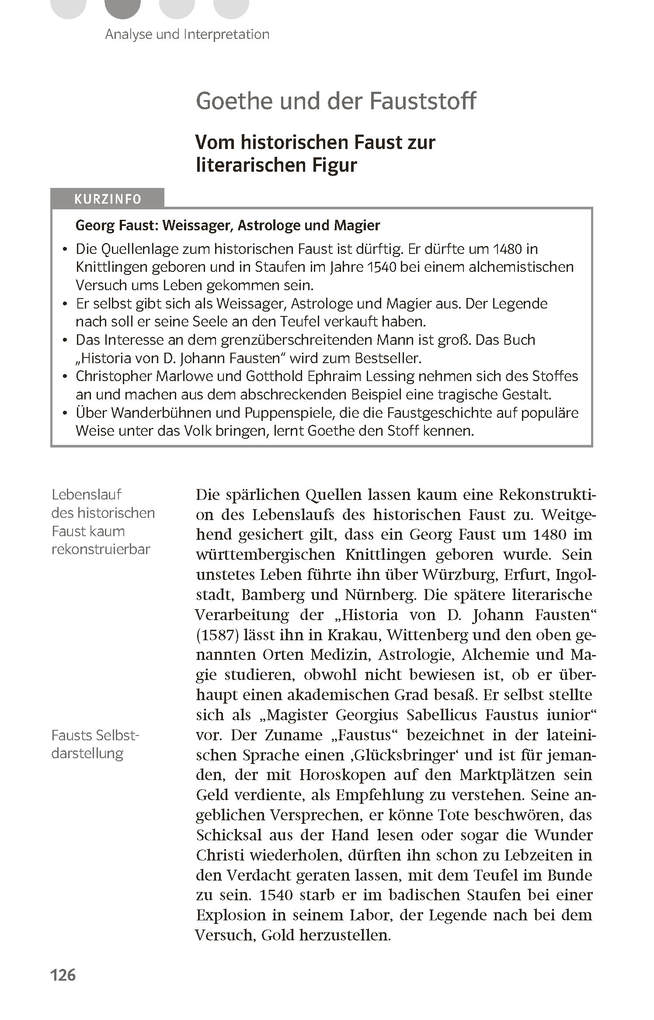 Weitere Ansicht: Lektürehilfen Johann Wolfgang von Goethe "Faust - Der Tragödie erster Teil"