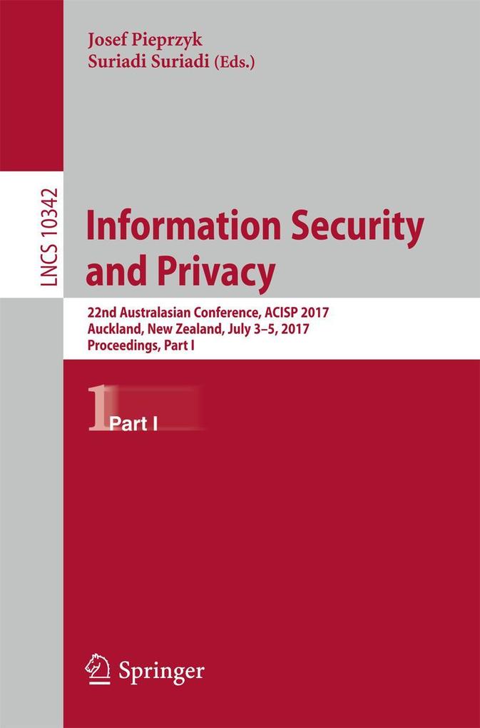 Produktbild: Information Security and Privacy