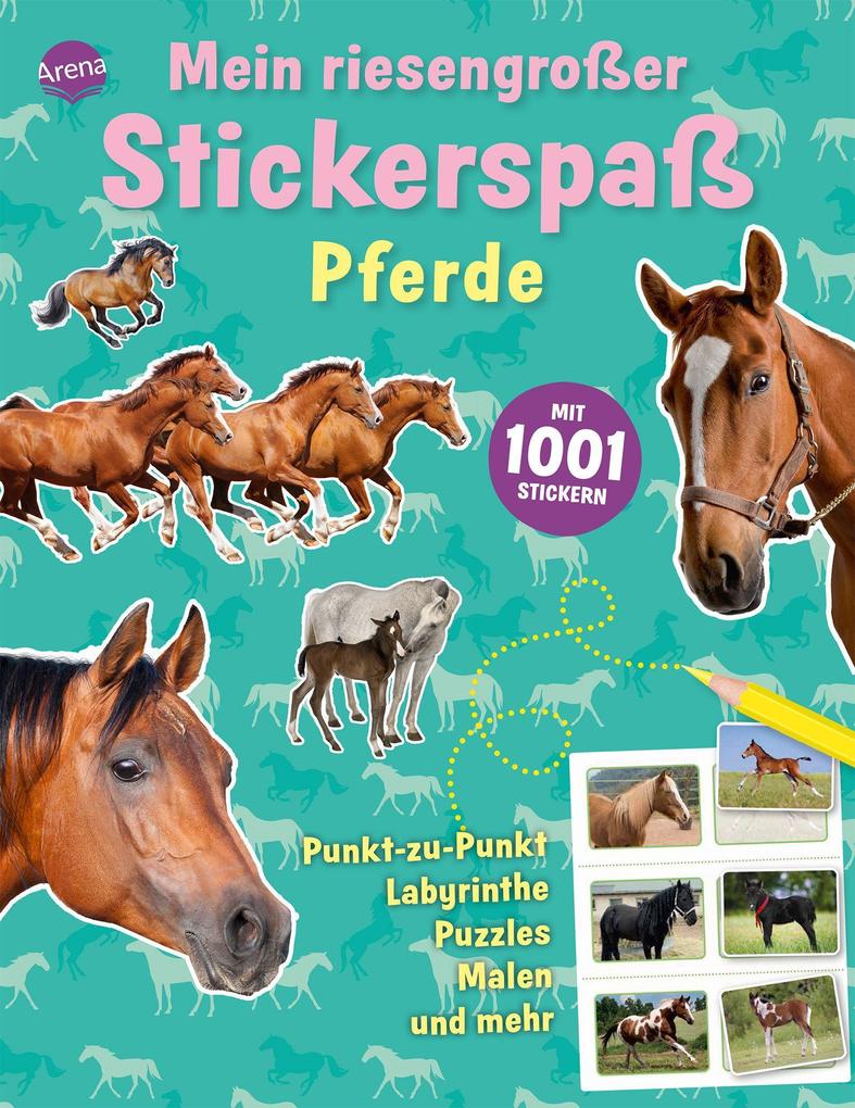 Produktbild: Mein riesengroßer Stickerspaß. Pferde | Mel Plehov