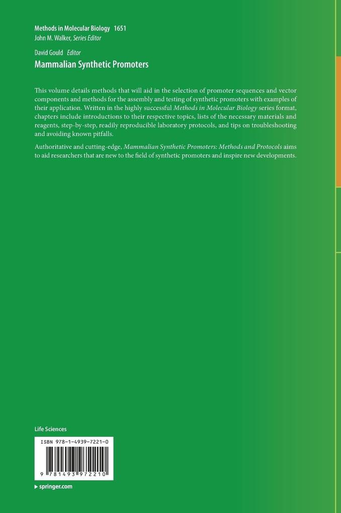 Weitere Ansicht: Mammalian Synthetic Promoters