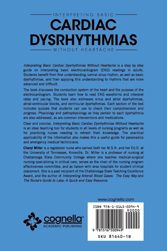 Weitere Ansicht: Interpreting Basic Cardiac Dysrhythmias Without Heartache | Cheryl Miller