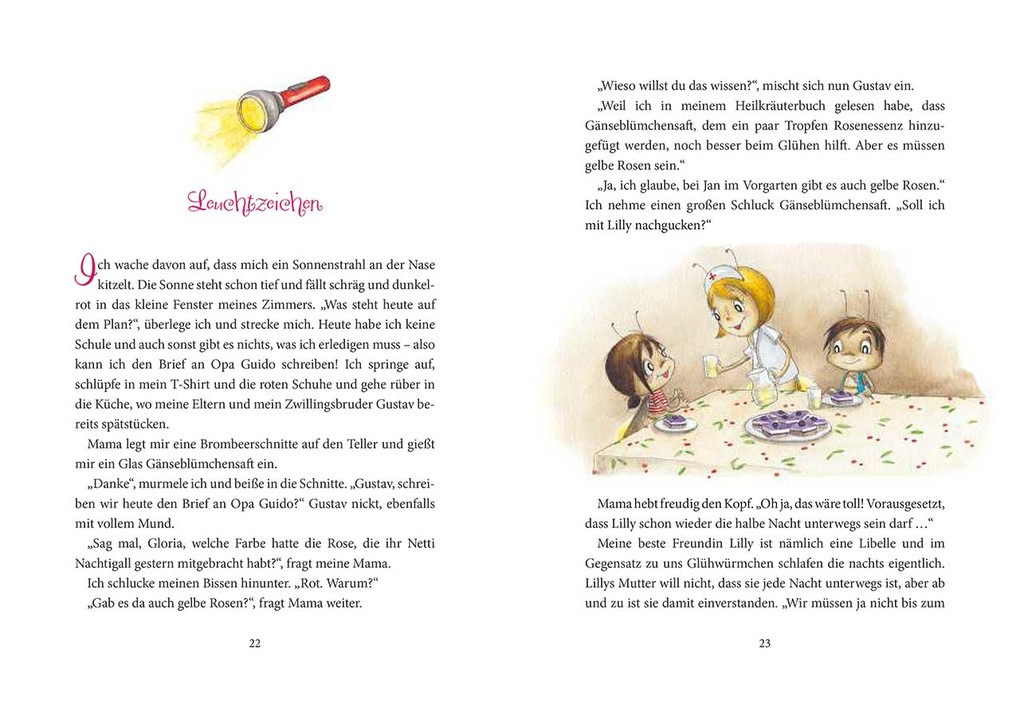 Weitere Ansicht: Gloria Glühwürmchen - Gutenachtgeschichten aus dem Glitzerwald | Susanne Weber, Kirsten Vogel