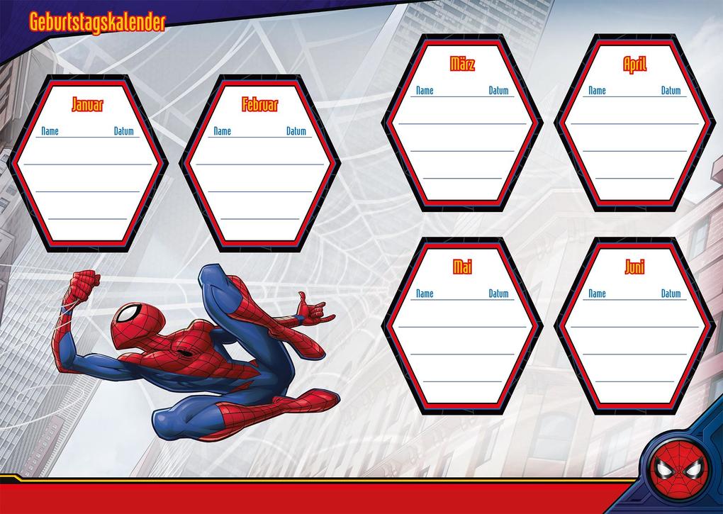 Weitere Ansicht: Marvel Spider-Man Freundebuch