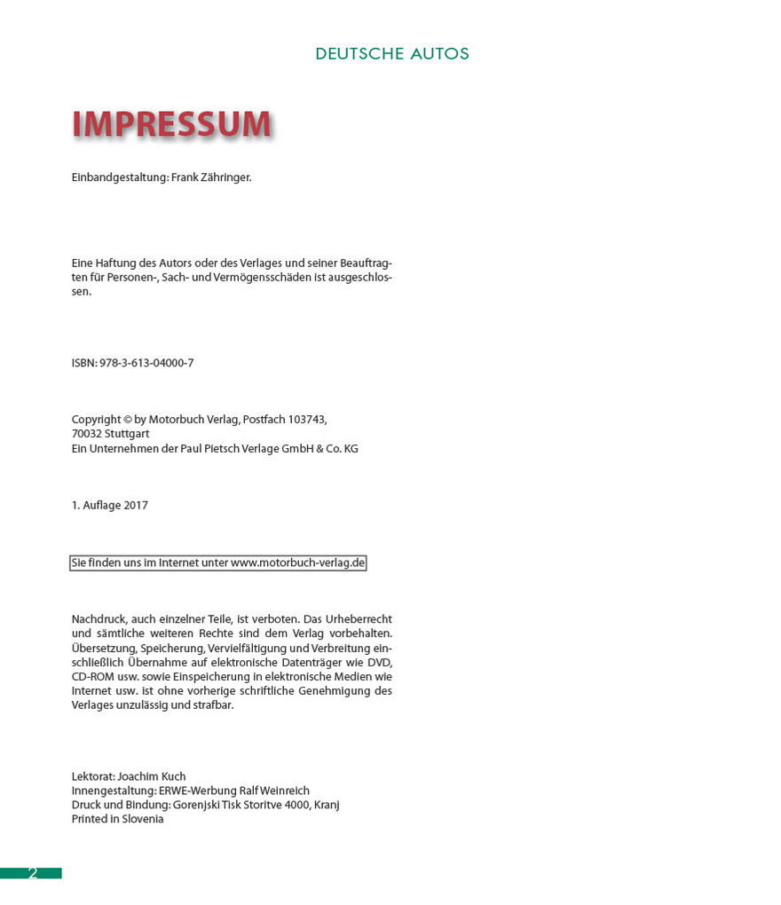 Weitere Ansicht: Deutsche Autos | Michael Dünnebier, Eberhard Kittler