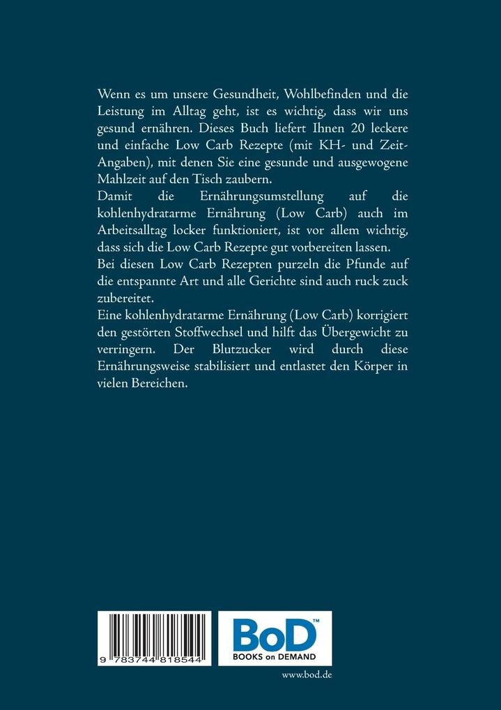 Weitere Ansicht: Low Carb Büro-Snacks | Jutta Schütz