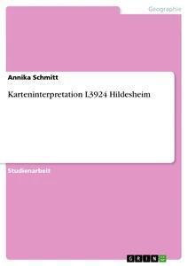 Produktbild: Karteninterpretation L3924 Hildesheim | Annika Schmitt